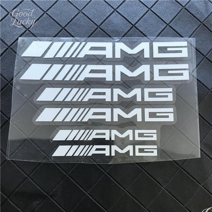 Q1983-Fashion 6pcs Car Styling Dustproof Stickers For Mercedes Benz AMG A C E R M Class CLA GLA W204 W210 W124 W205 W203 Auto Goods