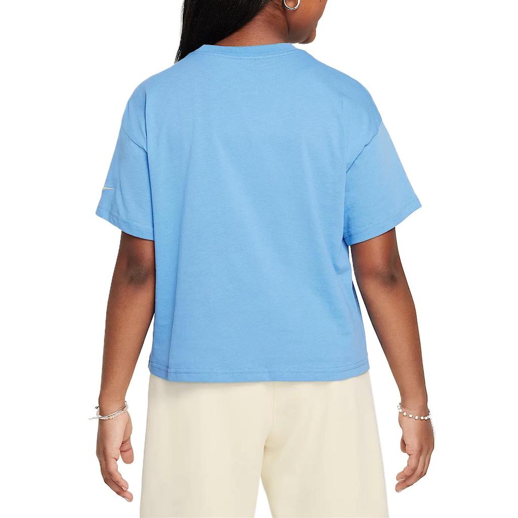 Nike Kids T Shirts Crew Neck Moderate HM6303-440