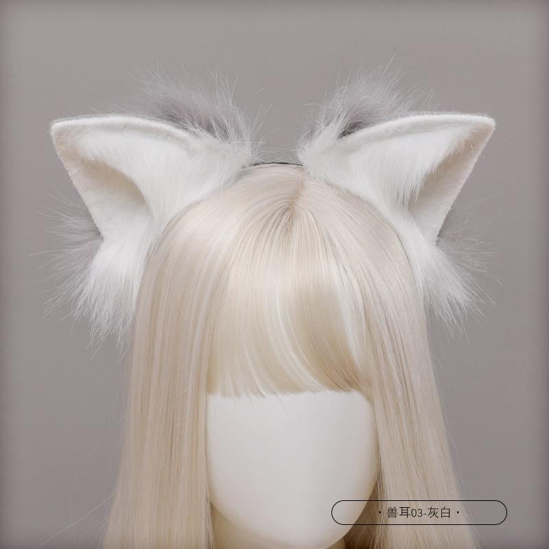 Handmade Simulation Beast Tail Cute Cosplay Dress Up Comic Show Fashion Accessories Handmade Plush Fox Tail