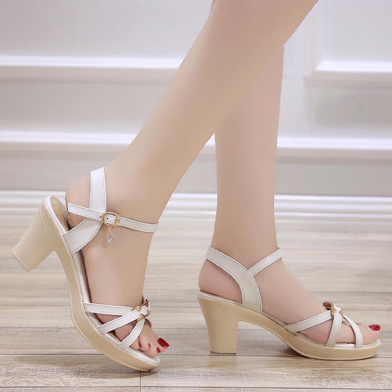 Details about 2020 New Ladies High Heels Thick Bottom Shoes Fashion Wild High Heel Sandals Details about 2020 New Ladies High Heels Thick Bottom Shoes Fashion Wild High Heel Sandals