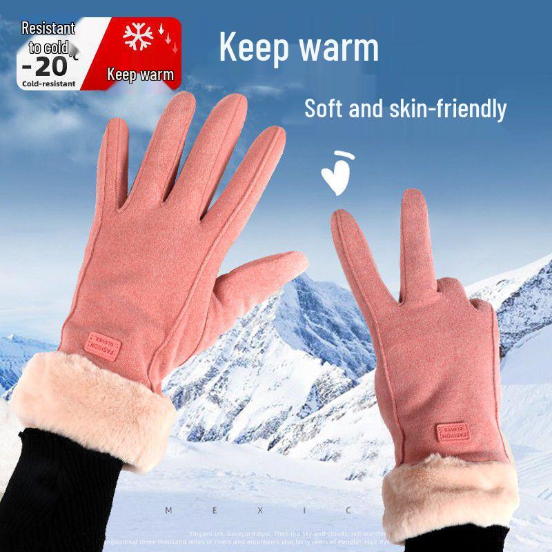 USB Rechargeable Heated Touchscreen Cycling Gloves for Men and Women