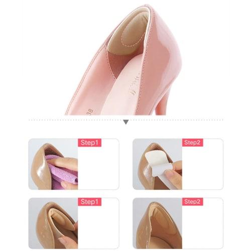 Natiform 3 Colors, 15 Pairs, 30-Piece Set, Anti-Blister Heel Pads, Prevents Squeezing and Protects Your Feet