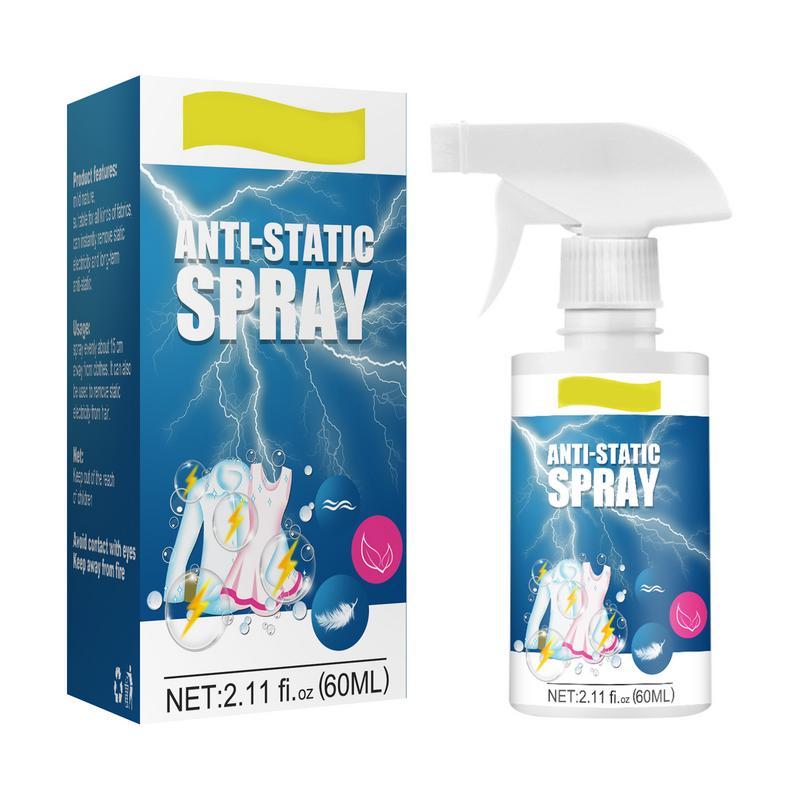 

Anti-Static Spray Fabric Softener Clothes Static Cling Removal Sprayer Hair Balancing Spray Winter Home Static Remover Sprays CHINA