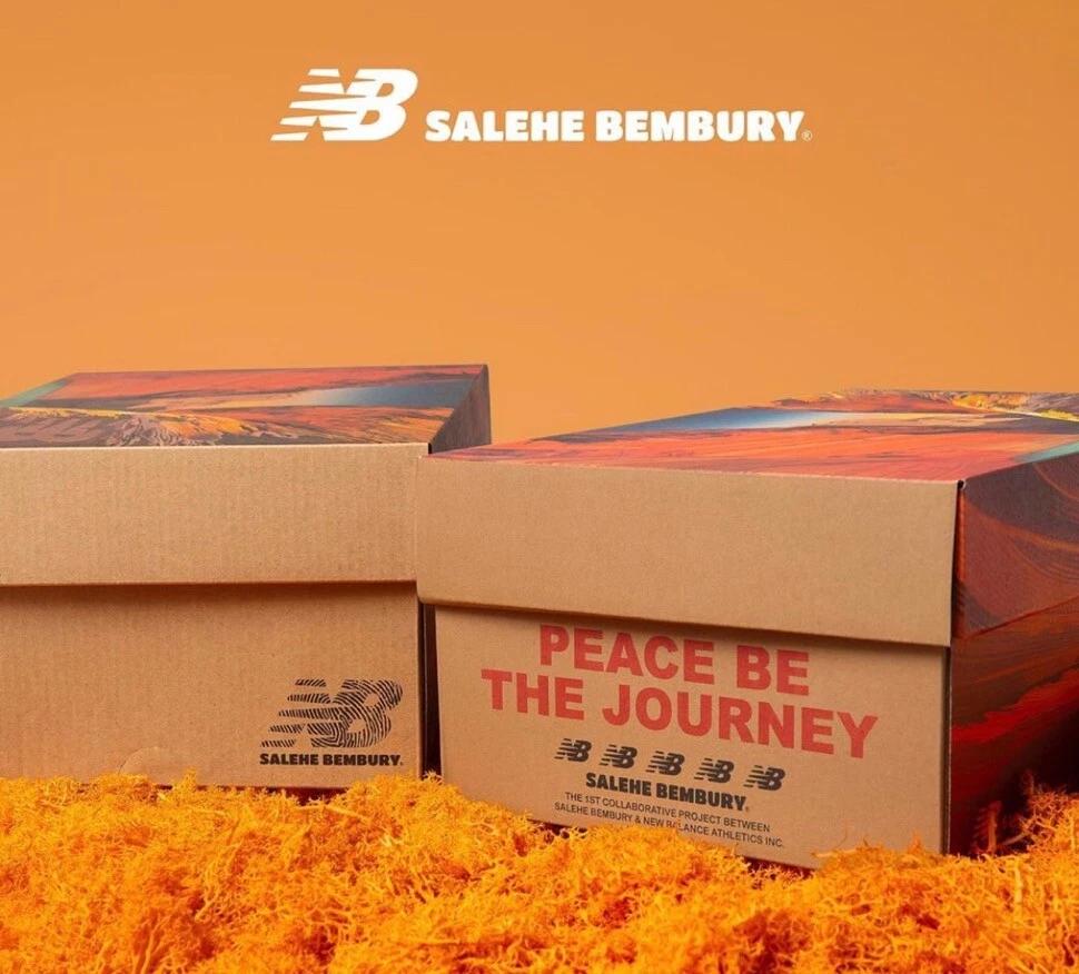 ML2002R1 Salehe Bembury × New Balance 2002R Desert Gold Orange Red