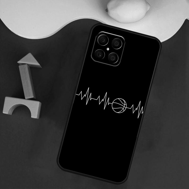 Basketball Heartbeat Case For Honor 200 Lite 50 70 90 X9a X8a X8 X9 X8b X9c X9b Honor Magic 5 6 Pro 7 Lite Cover