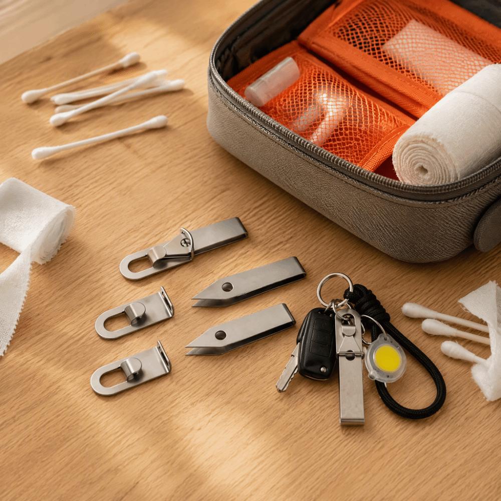 Precision Outdoor Pick-Up Tool Multi-Function Precision Clip Multi-Purpose Tweezers Camping