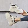 Inner Height Increase New Spring and Autumn Dad Shoes Platform Ins Sports and Leisure Shoes