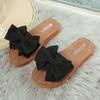 Zomer Nieuwe Stijl Strandslippers, Strikvormige Buiten Slippers voor Dames