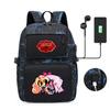 Hell Inn Peripheral Printed Backpack Youth Student School Bag Usb Computer Bag Backpack Men And Women