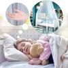 Single Door Mosquito Net Bed Canopy Solid Color Design Good Breathability Easy Installation
