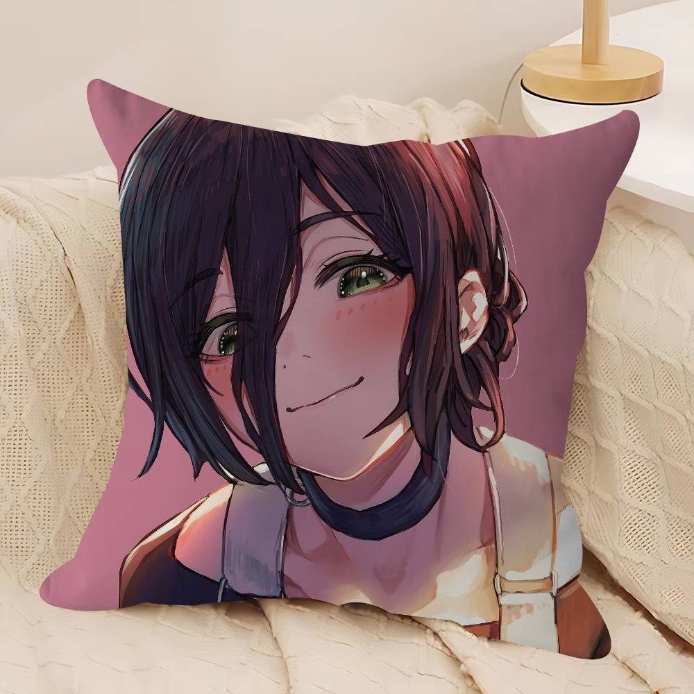 R-Reze Poduszka Anime Prezent Dekoracja Dom Biuro Sypialnia Sofa Samochód Poszewka 45x45