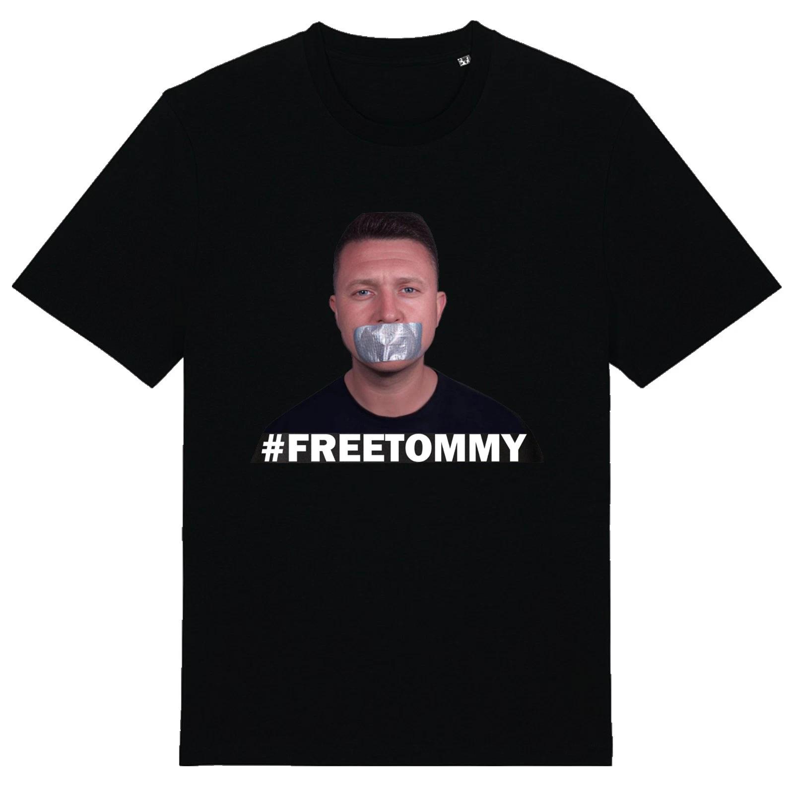Hashtag Free Tommy Unisex T-Shirt - British Politics Robinson MBGA Justice UK L