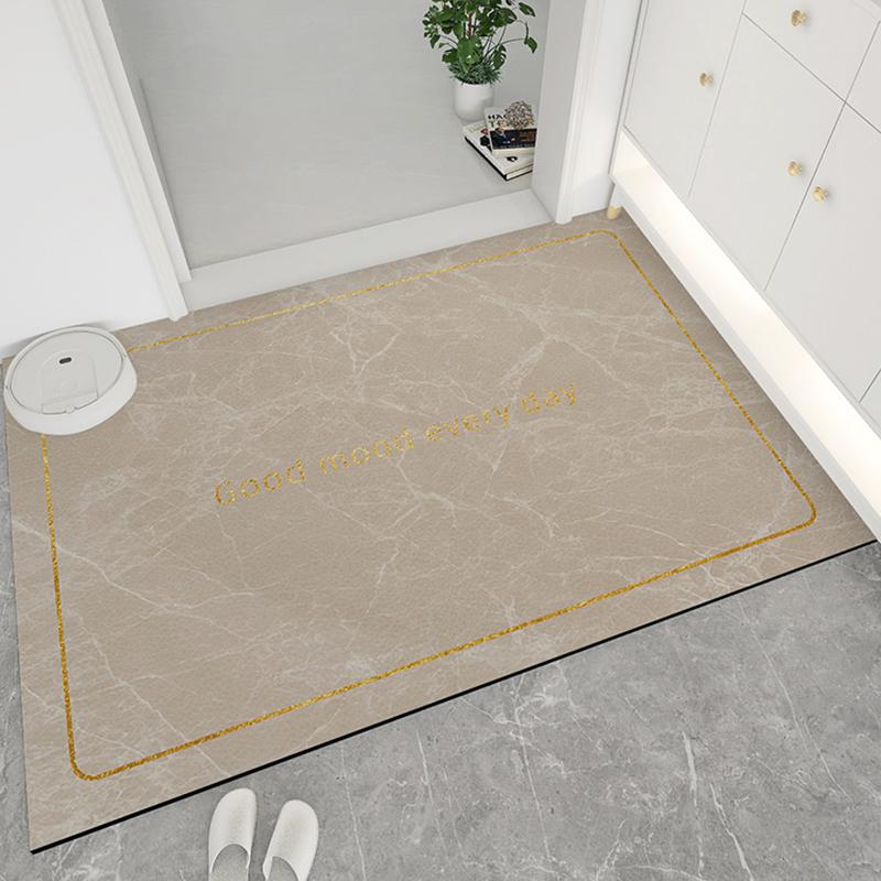 

Роскошный сплошной коврик для входной двери, уличный коврик для двери, приветственный ковер для прихожей, противоскользящий коврик для ванной комнаты для гостиной 50cmx80cm