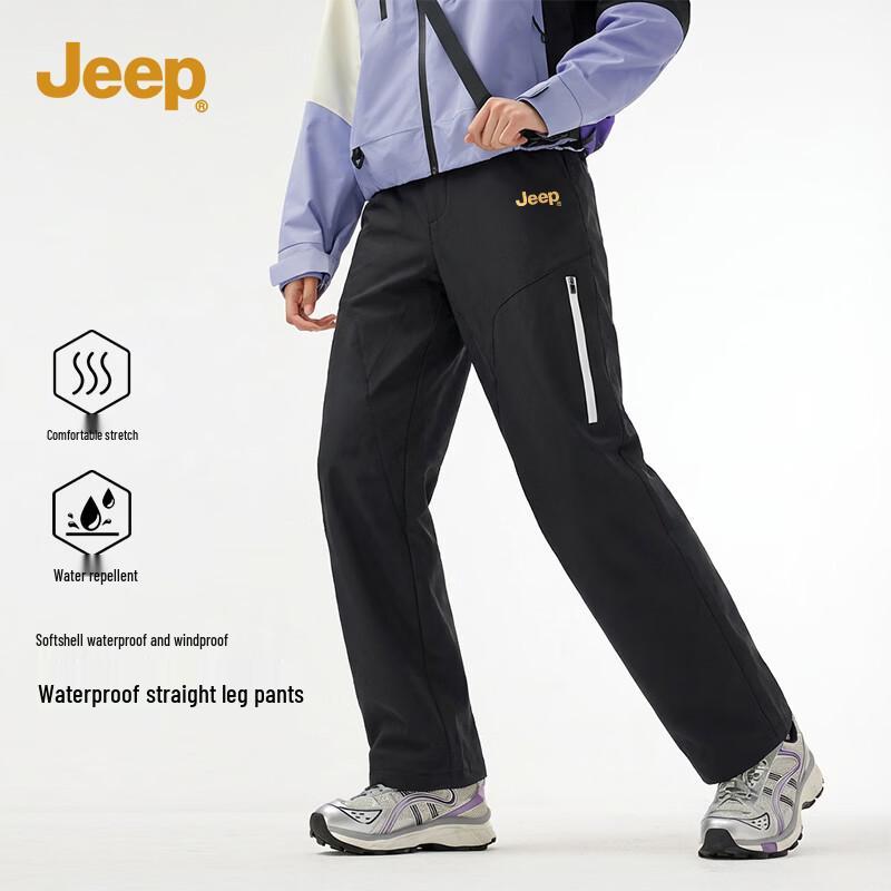 JEEP Men s Soft Shell Waterproof Straight-Leg Casual Pants 2XL