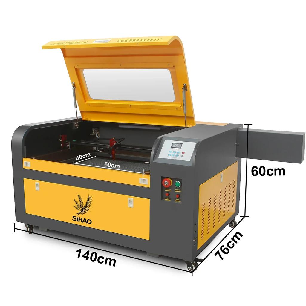 50W 60W 80W 100W CO2 Laser Engraving and Cutting Machine Dual Channel Engraving Tool Multifunctional Laser Cutting Machine