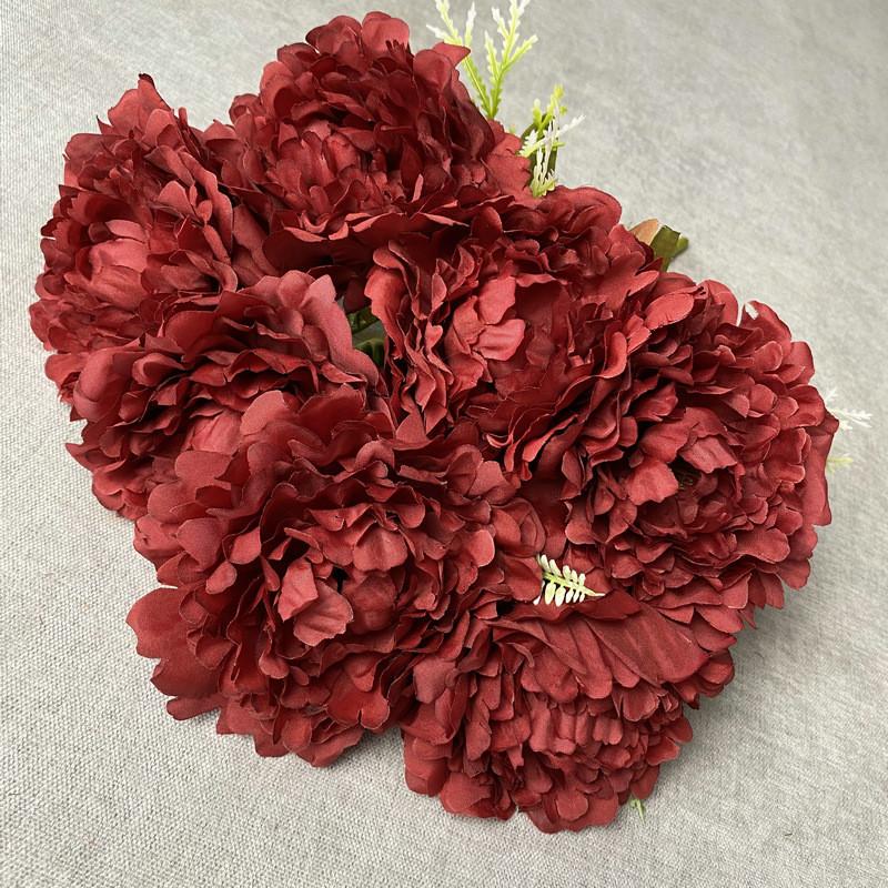 Peony Flower Artificial Wedding Centerpiece For Home Decor And Photography Prop