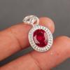 Pink Tourmaline Gemstone 925 Sterling Silver Jewelry Handmade Gift Pendant1.20" PP-7-18