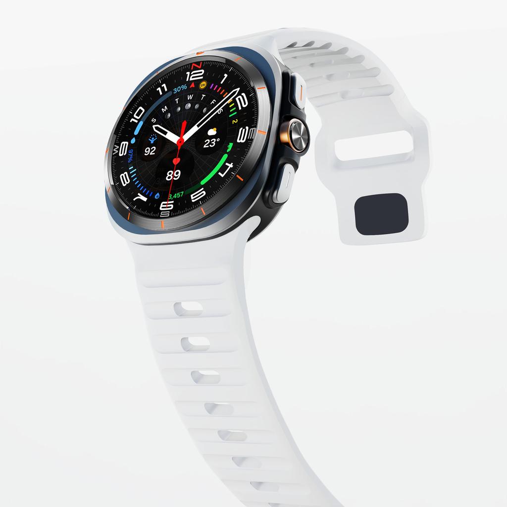 For Samsung Galaxy Watch Ultra 47mm Strap  Accessories Correa Sport Silicone Bracelet For Samsung Galaxy Watch Ultra 47 Mm Band