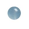 7A Sea Blue Chalcedony Beads: Round, Semi-Finished for DIY Jewelry