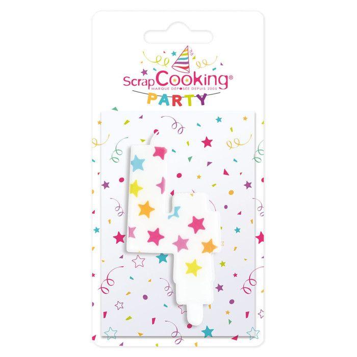 Bougie d'anniversaire numéro 4