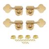 2L2R/4L/4R/1L3R/3L1R Open Gear Bass 4 String Tuners Tuning Pegs Keys Machine Heads For Bass Guitar Chrome Gold Black
