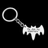 Cartoon  keychain lettering my dad my super hero superhero keychains for father's day gift