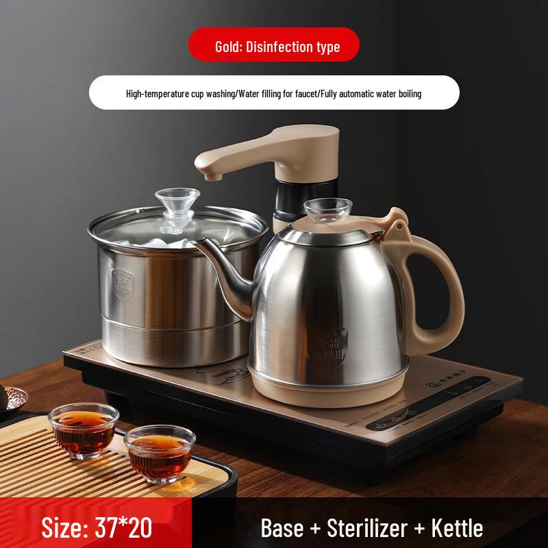 Automatic Tea Table with Built-in Hot Water Kettle and Pump