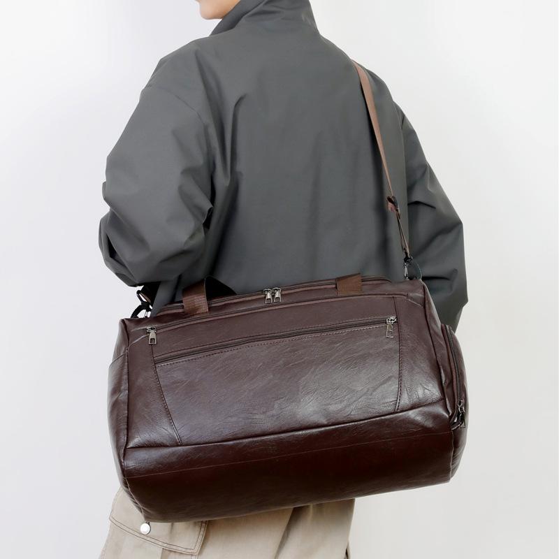 Travel Bag Men's New Shoulder Bag Fitness Handbag Sports Dry Wet Separation Large Capacity Portable Business Travel Bag
