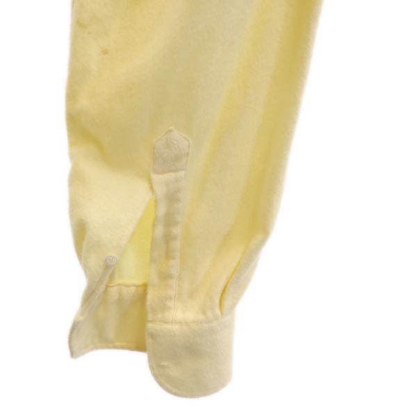 LUCIANO BARBERA made in Italy Long sleeve Button down shirt M Yellow Men's Used