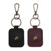 Premium Leather Ring Holder Keychain Practical Leather Keychain with Pouch Essential Accessory for Active Lifestyles