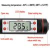 Lebensmittel Backen Digitale Küche Sonde Thermometer Instant Lesen Kochen Fleisch Bbq Sensor Thermometer Sonde Werkzeug Wärme Tester