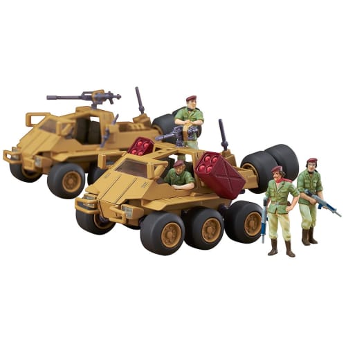 COMBAT ARMORS Fang of the Sun Dougram MAX06 1/72 Scale Bromley JRS Native Dancer Commander Type & Missile Pod Type 1/72 Scale Assembled Plastic Model