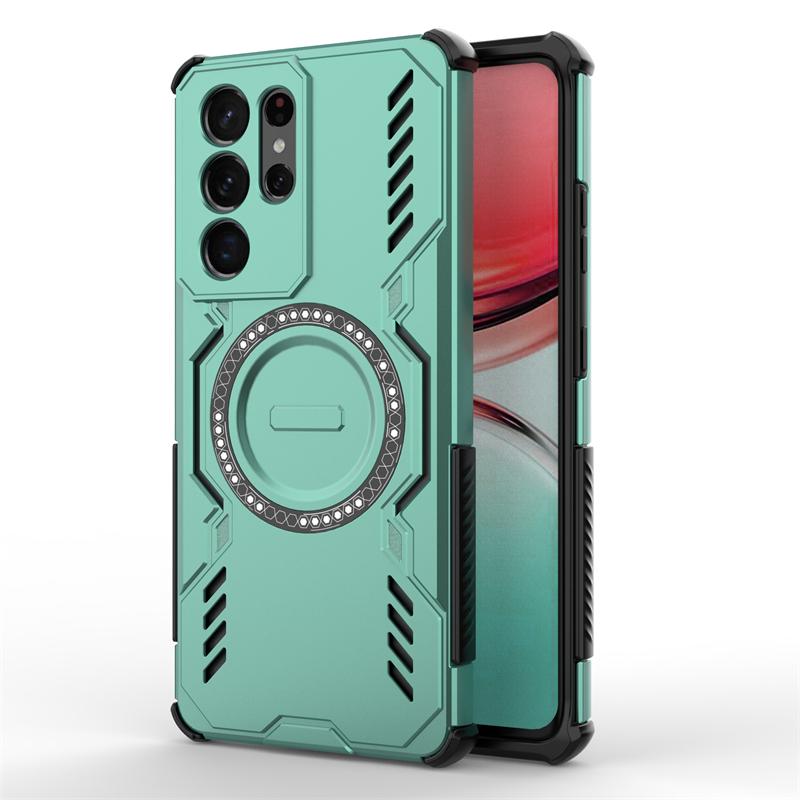 For Samsung Galaxy S21 Ultra Case Samsung S21 Ultra 5G Magnetic Adsorption Wireless Charge Back Cover For Samsung S21 Ultra Case