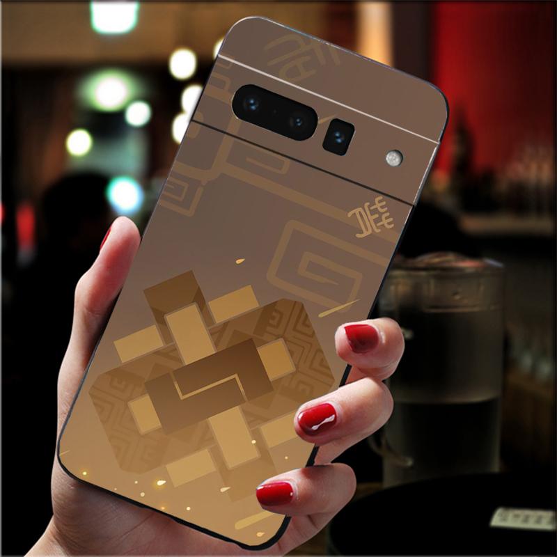 

Phone Case For Google Pixel 10 9 Pro XL 9A 8 7 6 Pro Pixel 8A 7A 6A Pixel 8 7 6 5 Genshin Impact Namecard Google Pixel 9