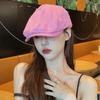 Retro Old Broken Pure Cotton Beret Female Spring and Autumn Versatile Face Small Painter Hat Male Forward Hat Tide