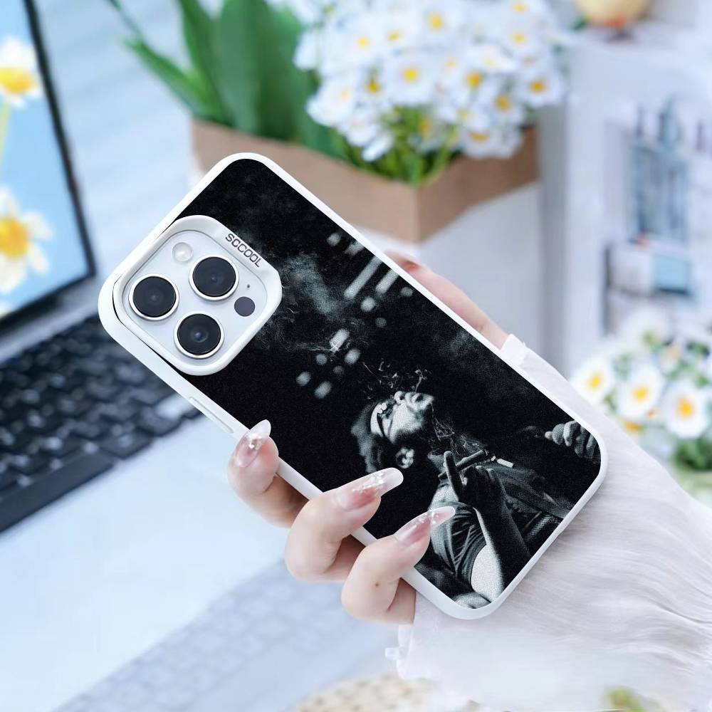 The Weeknd  Phone Case For iPhone 16,15,14,13,12,17,Pro,MAX White Matte Shockproof Cover
