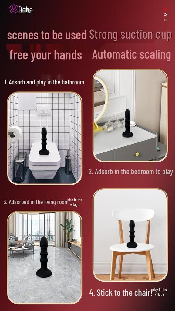 Deba Deep Telescopic Back Garden Prostate Massager with Auto Vibration & App Control
