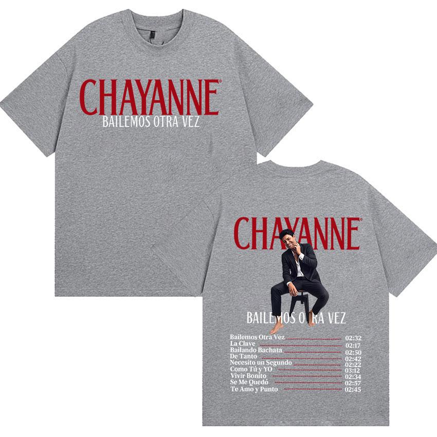 Chayanne Bailemos Otra Vez Tour 2025 Summer New Album 100 Cotton Printed Tshirts Hip Hop Oversized Vintage Hot Sale Streetwear