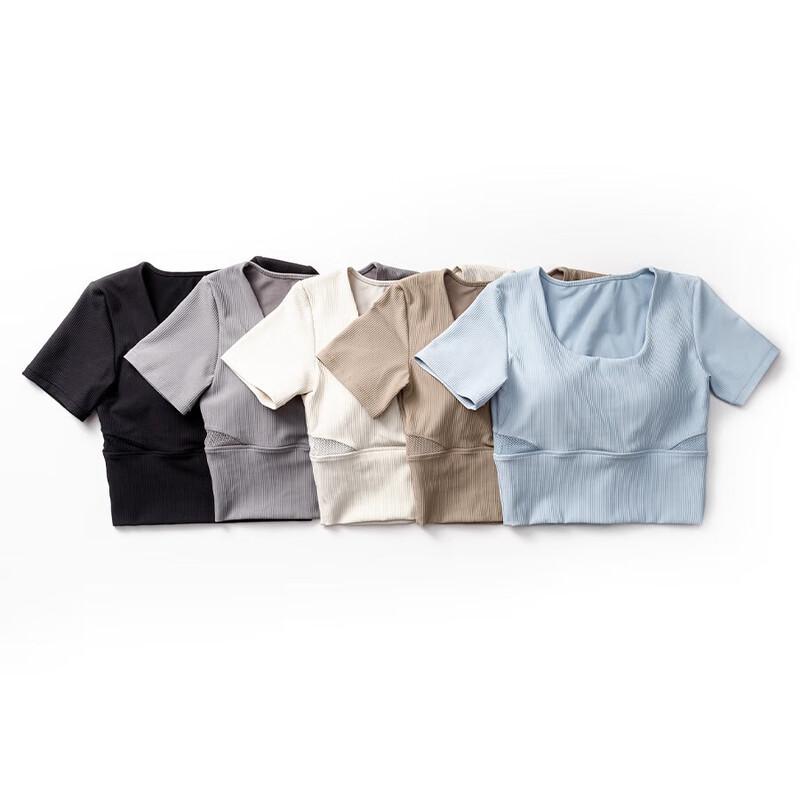 Women's Padded Short Sleeve Athletic Top