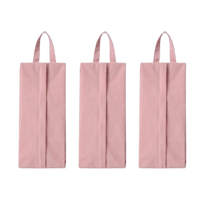 

Fashionable Underwear Socks Holder Bag Portable Designs with Carry Handle for Home and Travel Use розовый