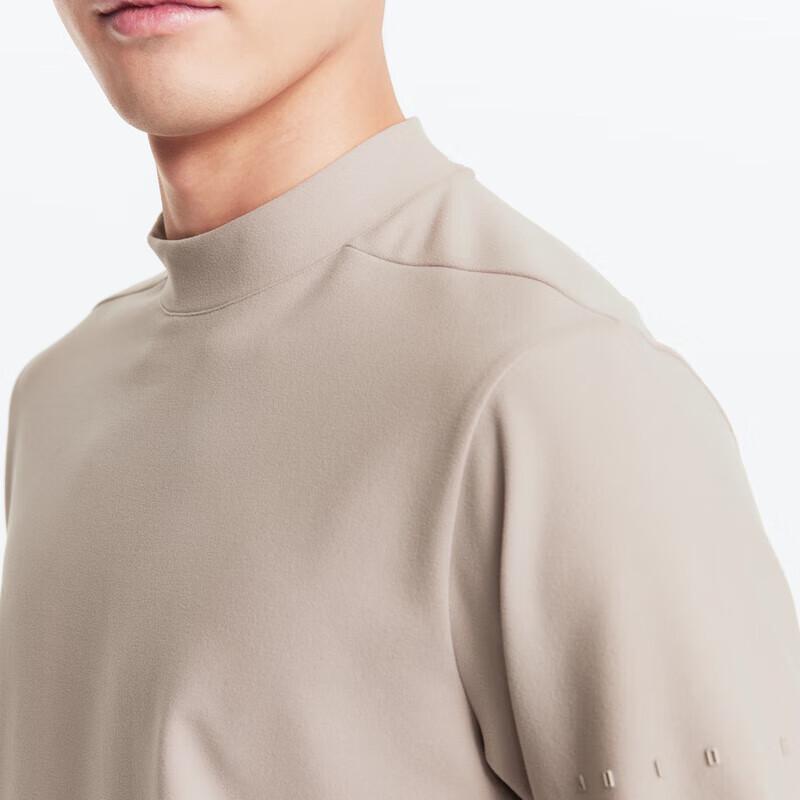 JOEONE Men's Warm Half-High Collar Long-Sleeve T-shirt