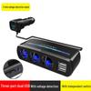 Car Multi-Function Socket & Charger Adapter: 1-to-3 Cigarette Lighter, 1-to-2 Power Distributor Plug