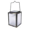 2PCS 3D Solar Lantern Rain Proof Weather Proof Flickering Outdoor Lantern for Garden Patio Landscape Decoration