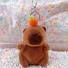 Little Red Book Capybara & Guinea Pig Plush Keychain Ornament