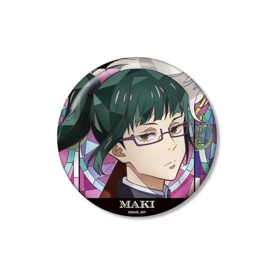 Jujutsu Kaisen TV Anime Maki Zenin Aure Glass 100mm Can Badge