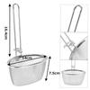 Stainless Steel Boiling Filter Basket for Spaghetti Boiling Noodle Deep Handle Fine For Restaurants and Home Commercial Kitchen Cooking Tools
