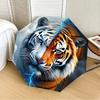 1pc Tiger Face Automatic Open/Close Umbrella, Folding Compact Umbrella with Lightweight Design for Women/Menyy251028188