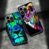 Bilder von farbigen Löwen-Telefonhüllen für Apple iPhone 15 13 12 11 14 Pro Max Mini Cover SE 2020 X XS XR 8 7 6 6S Plus 5 5S Shell Co