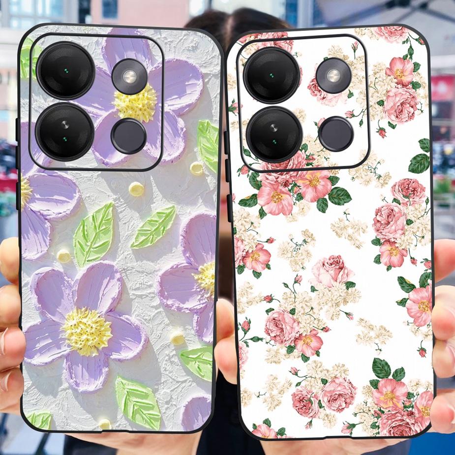Für Infinix Smart 7 HD Hülle X6516 Luxuriös Beliebt Bemalte Abdeckung Weiche Silikon Handyhülle Für Infinix Smart 7 Plus Smart7 HD Schale