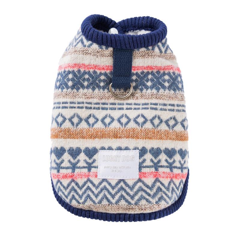 Autumn and winter pet clothes traction vest cotton coat cat clothes German cat hairless